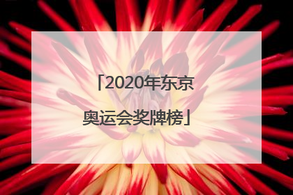 「2020年东京奥运会奖牌榜」2020年东京奥运会奖牌榜总数